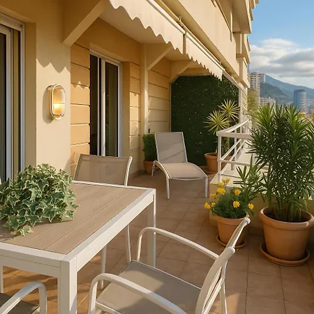 Apartment Palais Florentin - Prime Location -150m Casino Gardens - Panoramic Sea View - Large Terrace - Parking Beausoleil